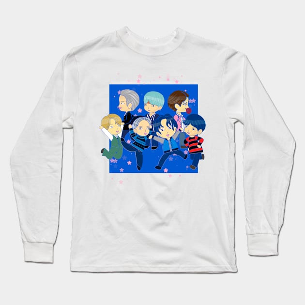 BTS BTS Long Sleeve T-Shirt by EV Visuals